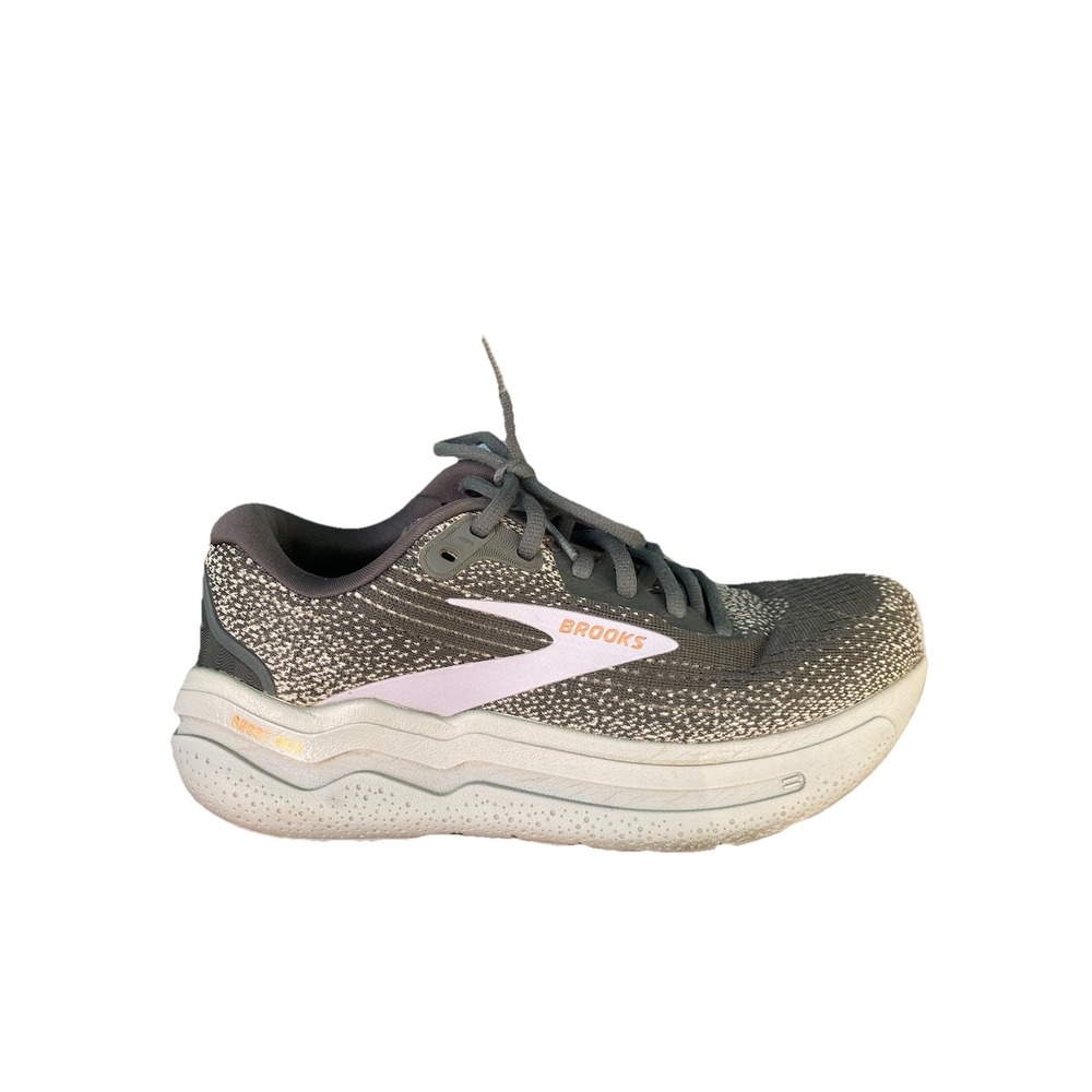 Brooks Ghost Max 2 Womens 6.5 Shoes Running Walking Sneaker Gray 1204201B005